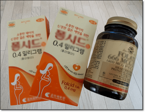 엽산 효능 및 부작용 하루 권장 섭취량