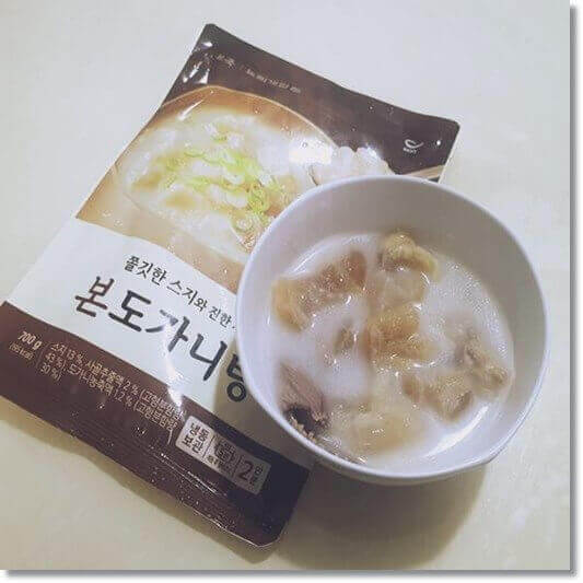 뮤코다당단백 콘드로이친 곰국