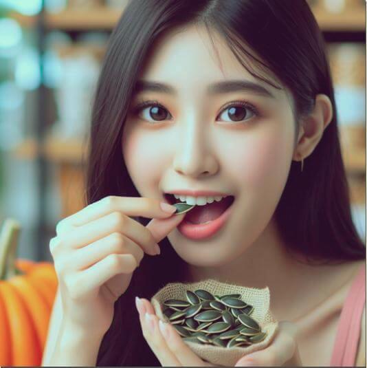 호박씨 효능 및 먹는 법, 섭취량과 주의점