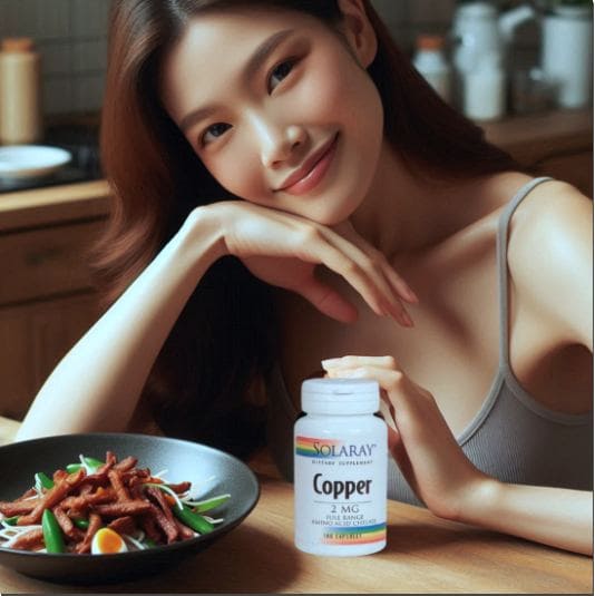 구리 기능 및 효능 많은 음식과 섭취량