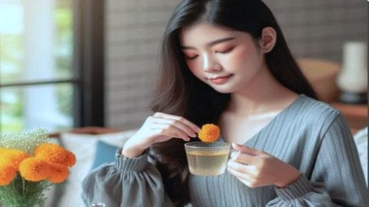 메리골드 꽃차 효능 및 영양소, 먹는 법과 주의점