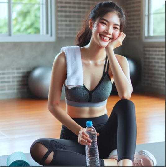 다어어트 운동 중인 여성 3