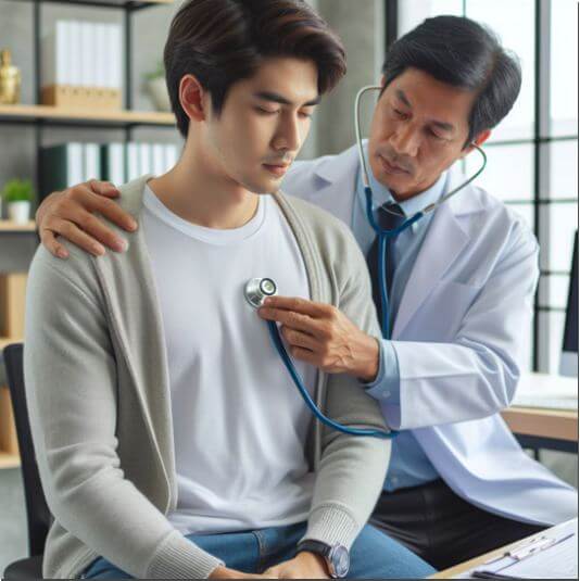 시트룰린 효능 및 시트룰린 말산염 복용법과 주의점 2 심장 검진하는 환자 2
