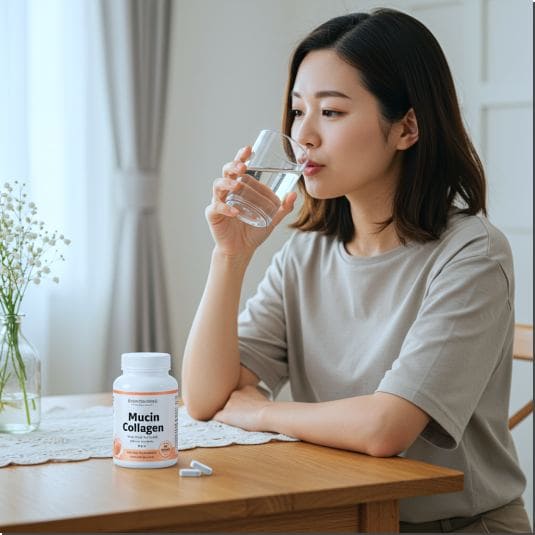 뮤신 콜라겐 효능 복용법 6