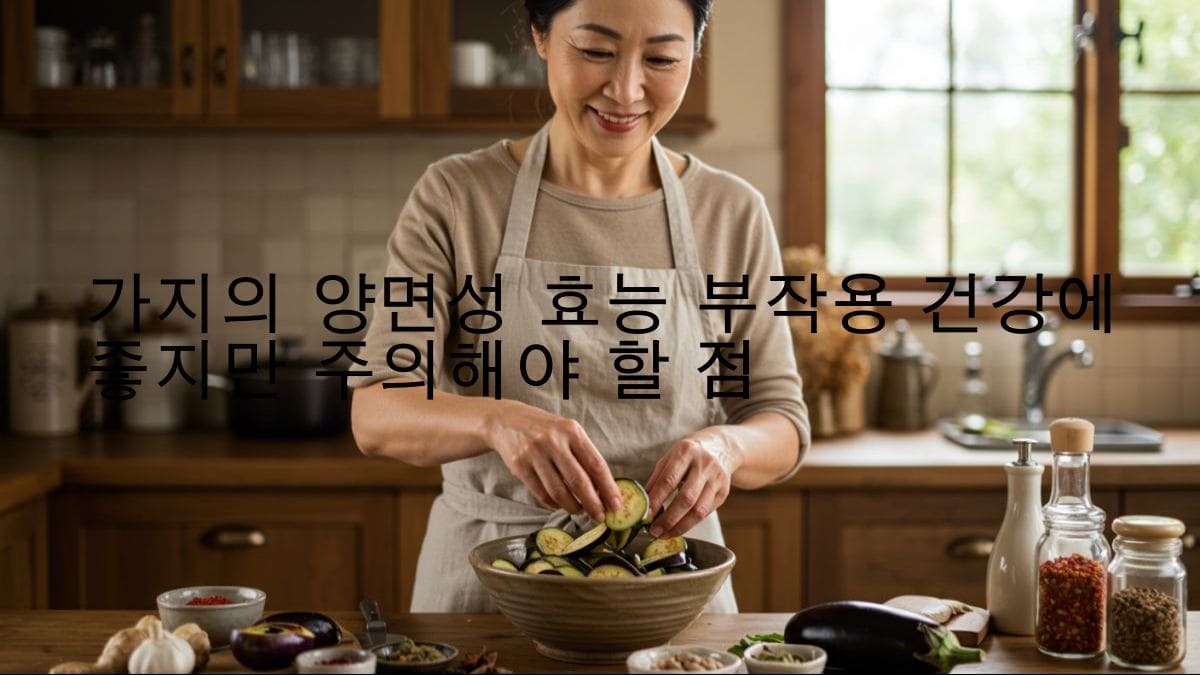 가지의 양면성 효능 부작용 건강에 좋지만 주의해야 할 점