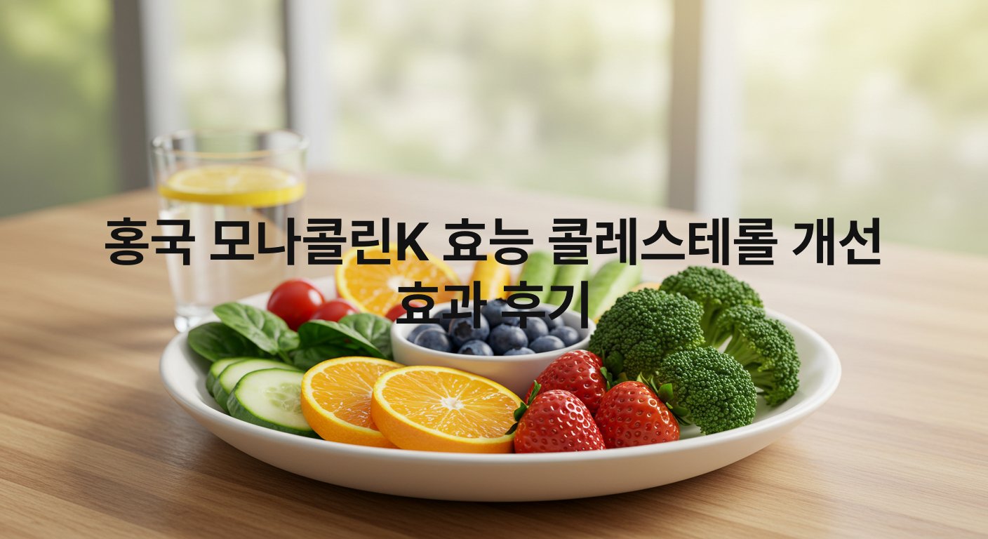 홍국 모나콜린K 효능-콜레스테롤-개선-효과-후기