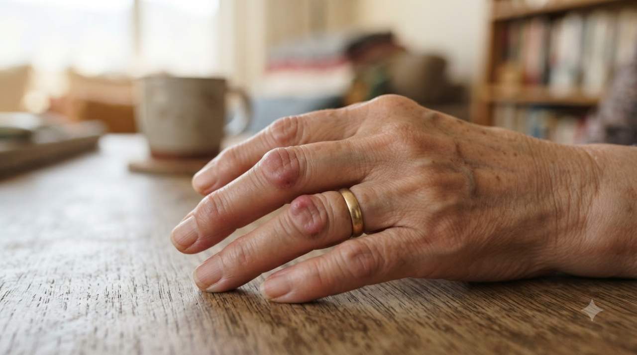 헤베르덴 결절 초기 증상과 관리, 손가락 마디 튀어나옴 원인
